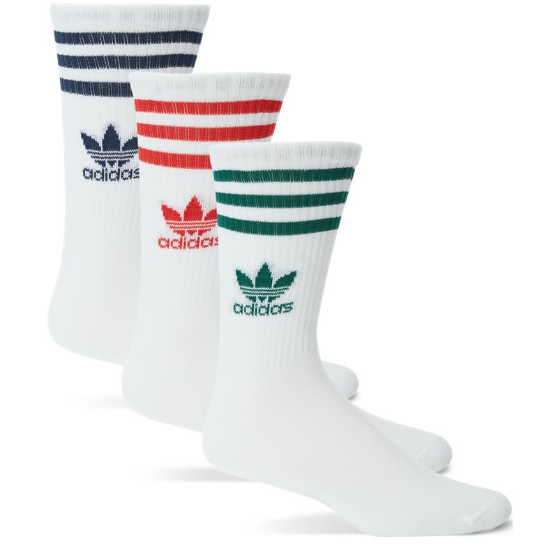 Adidas Originals Crew Sock 3-pack Hvid