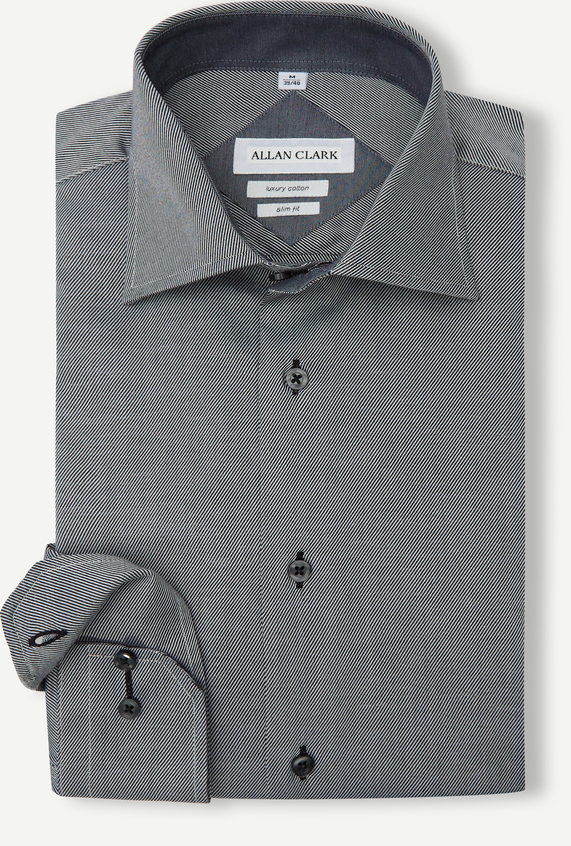 Allan Clark Shirts PRINCE Grey