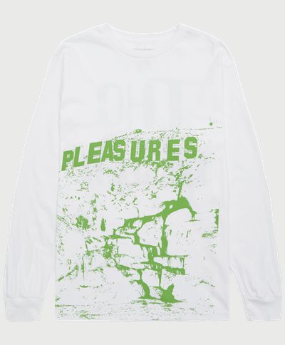 Pleasures T-shirts THC LONG TEE White