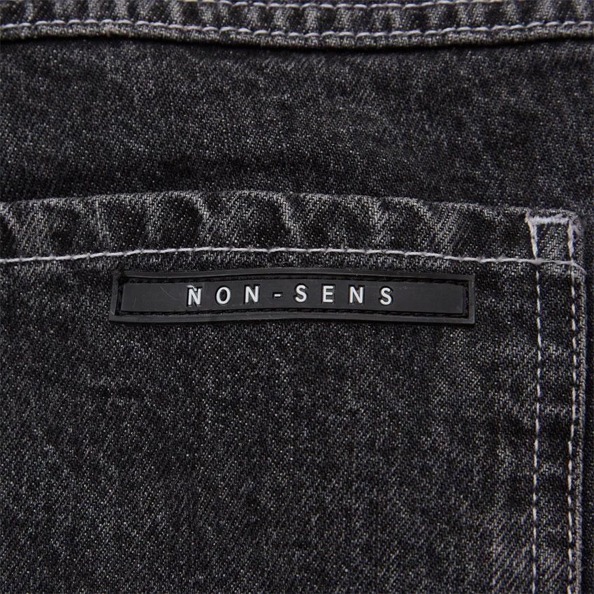 Non-Sens Jeans ALASKA VINTAGE BLACK GRÅ