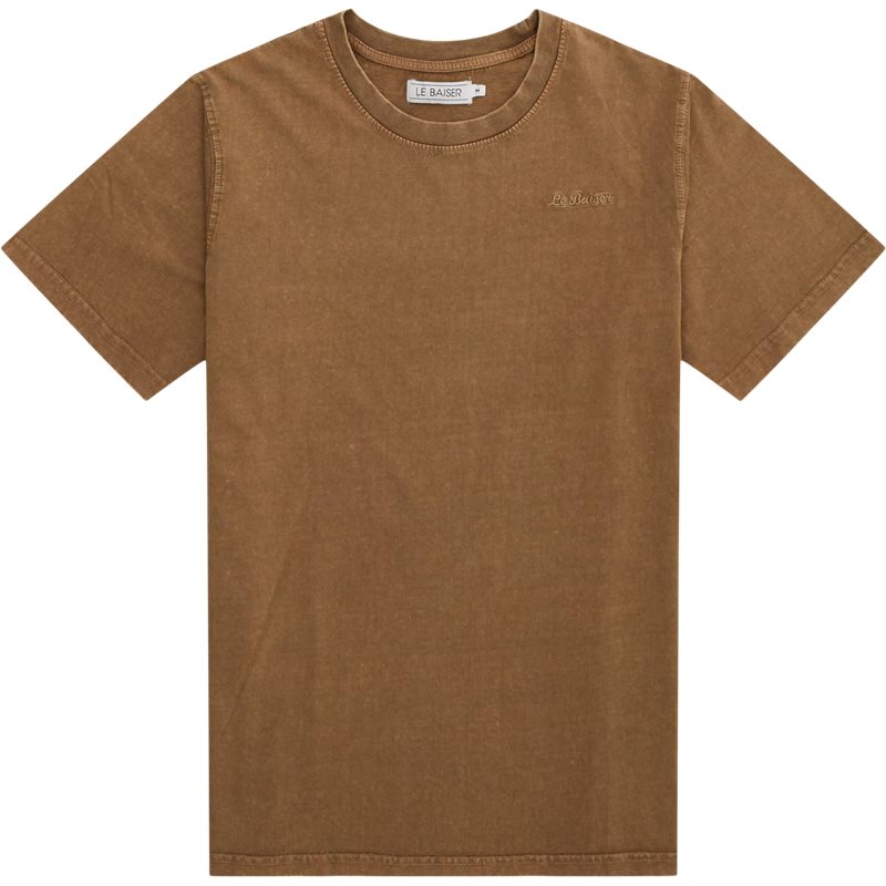 Se Le Baiser Mulis T-shirt Brown hos qUINT.dk