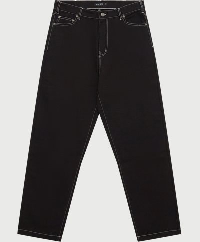 Non-Sens Trousers ALASKA ENZYME CANVAS Black