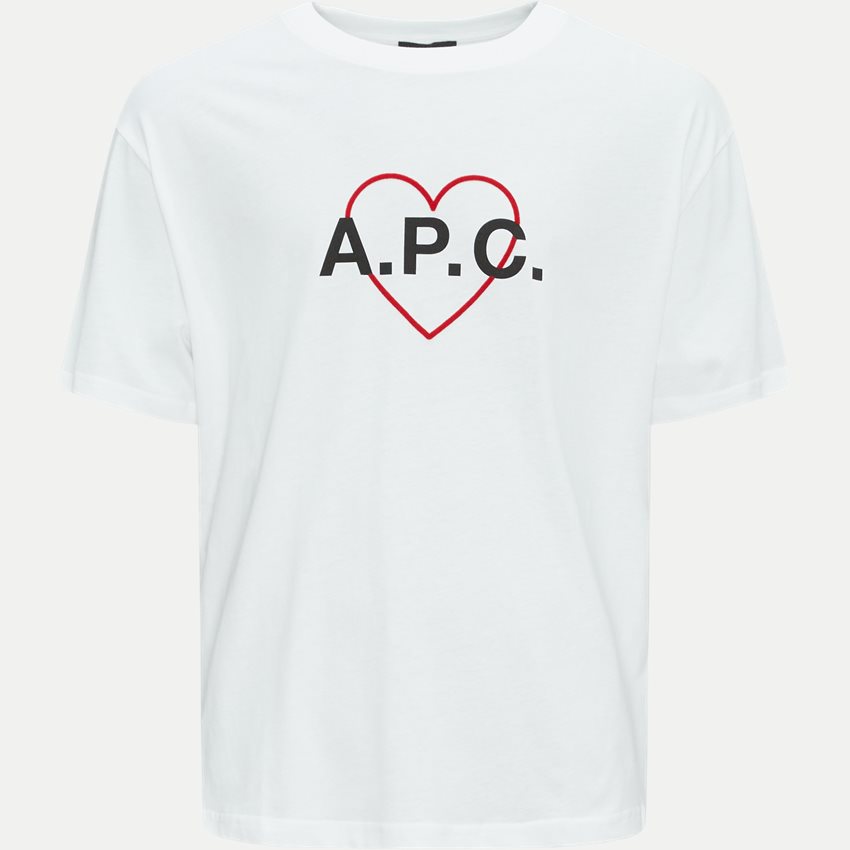 A.P.C. T-shirts COEIO M26117 VALENTIN HVID