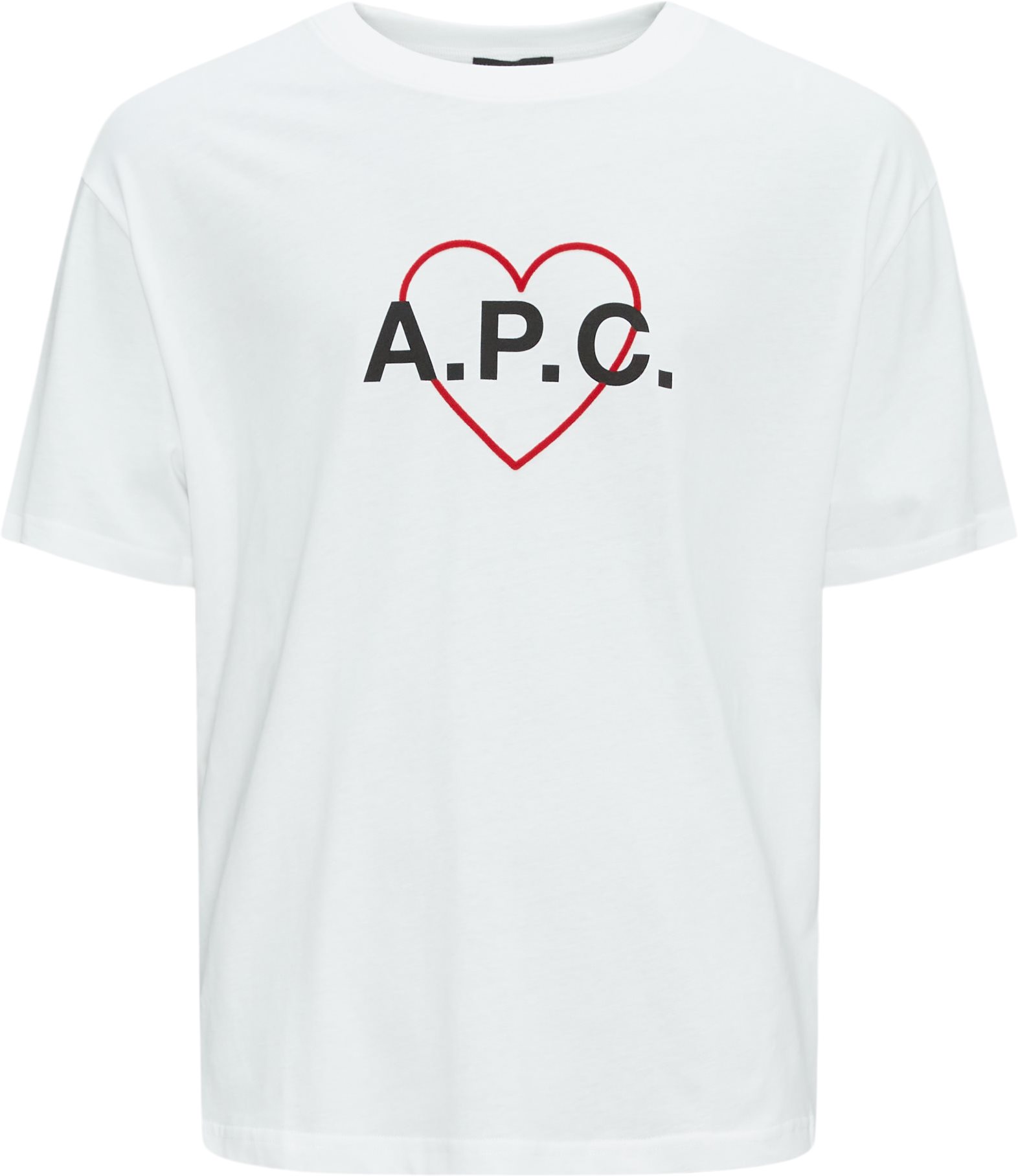 A.P.C. T-shirts COEIO M26117 VALENTIN White