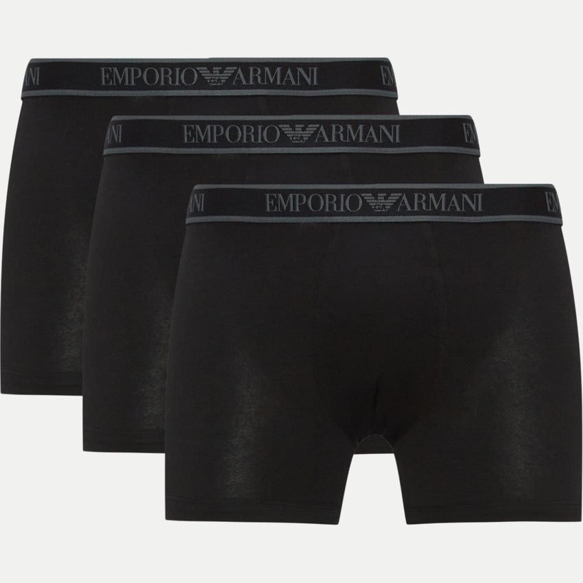 Emporio Armani Bodywear 3 pack boxer briefs in black