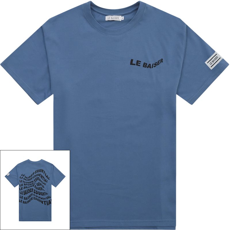 Se Le Baiser Duden T-shirt Steel Blue hos qUINT.dk