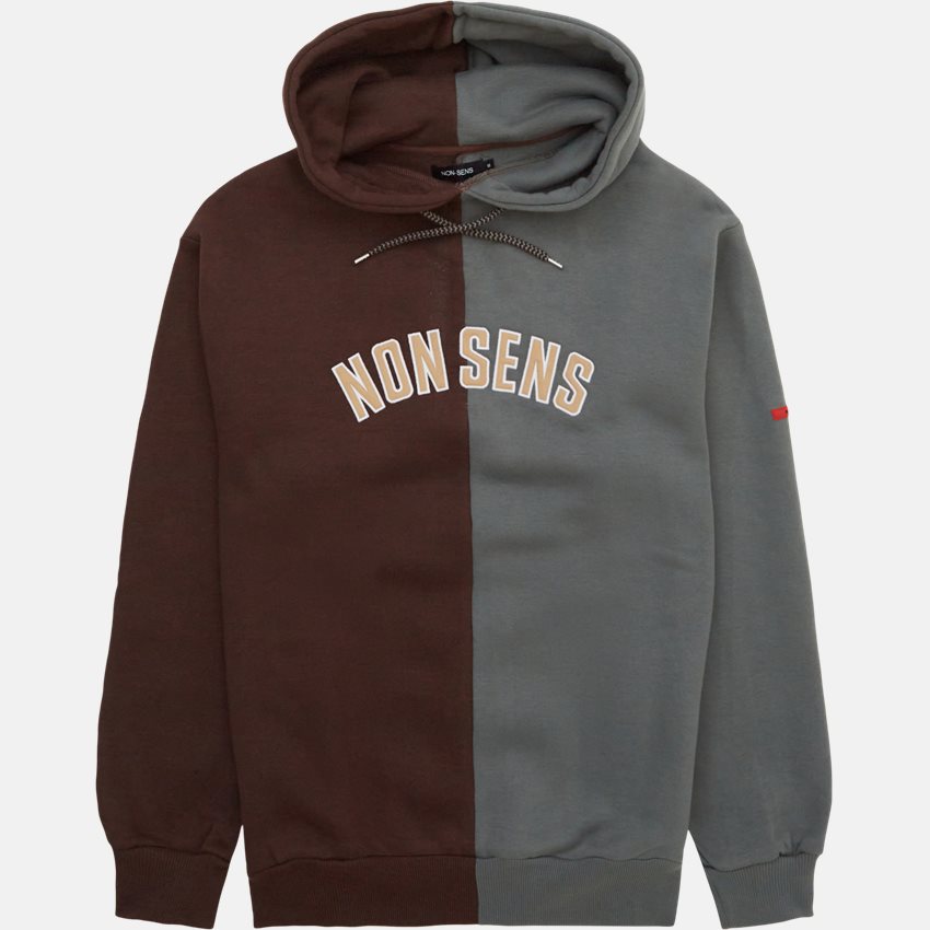 Non-Sens Sweatshirts ENROE BROWN/GREEN