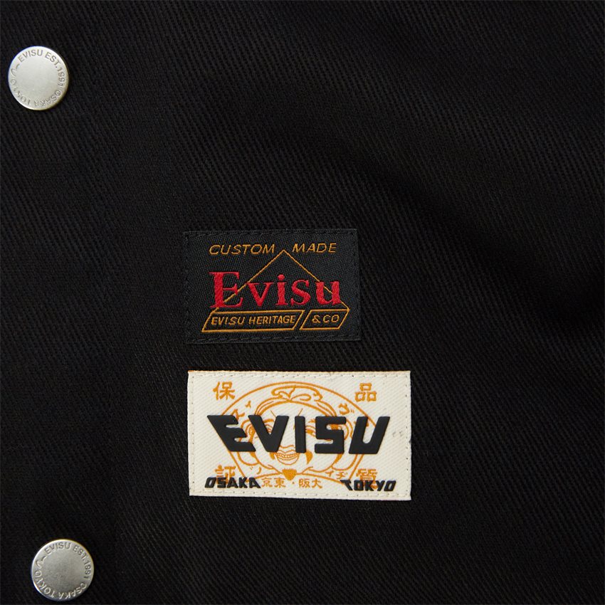 EVISU Shirts SEAGULL EMB STENCIL SLOGAN SHIRT SORT