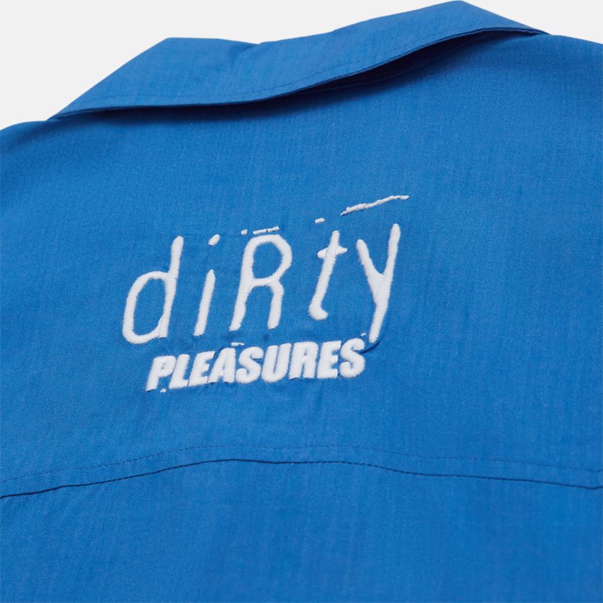 Pleasures Shirts ALIEN CAMP COLLAR BLUE