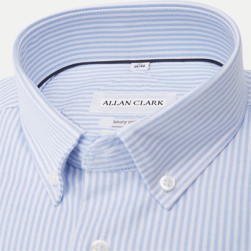 Allan Clark Skjorter NEW HAVEN L.BLUE/WHITE