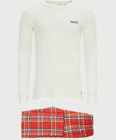 Polo Ralph Lauren Underkläder 714915975 PJ SLEEP SET Röd