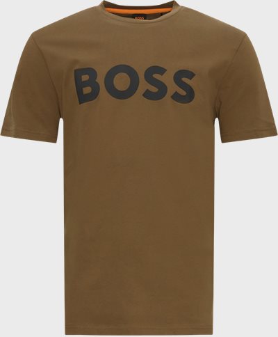 BOSS Casual T-shirts 50481923 THINKING 1 Army