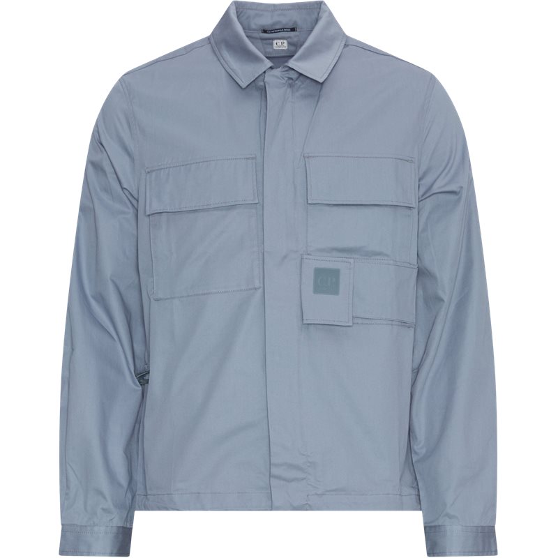 Billede af C.P. Company Metropolis Series Gabardine Pockets Shirt Blå/grå