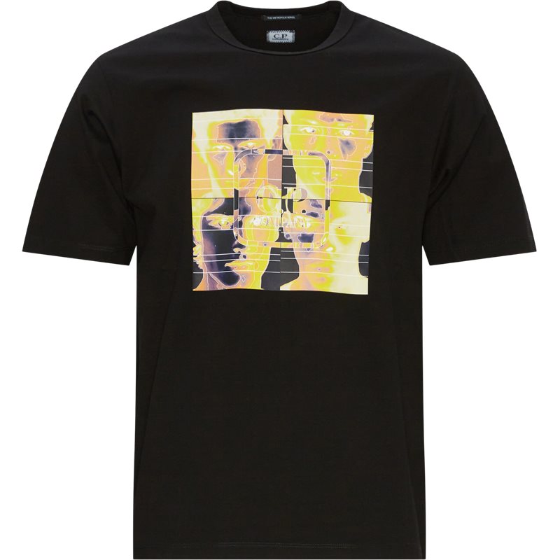 Se C.P. Company Mercerized Graphic T-Shirt Sort hos Axel.dk