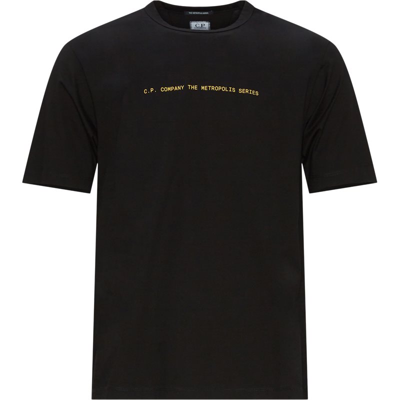 C.P. Company Mercerized Short Sleeve T-Shirt Sort