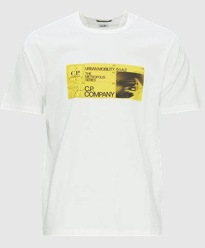 C.P. Company T-shirts TS045A 006370W Hvid