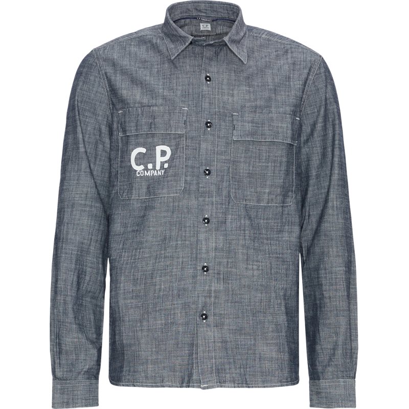 Se C.P. Company Chambray Shirt Denim hos Axel.dk