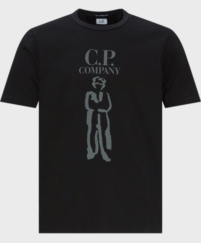 C.P. Company T-shirts TS145A 006203W Svart