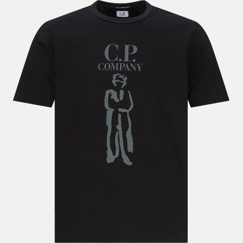 C.P. Company T-shirts TS145A 006203W SORT