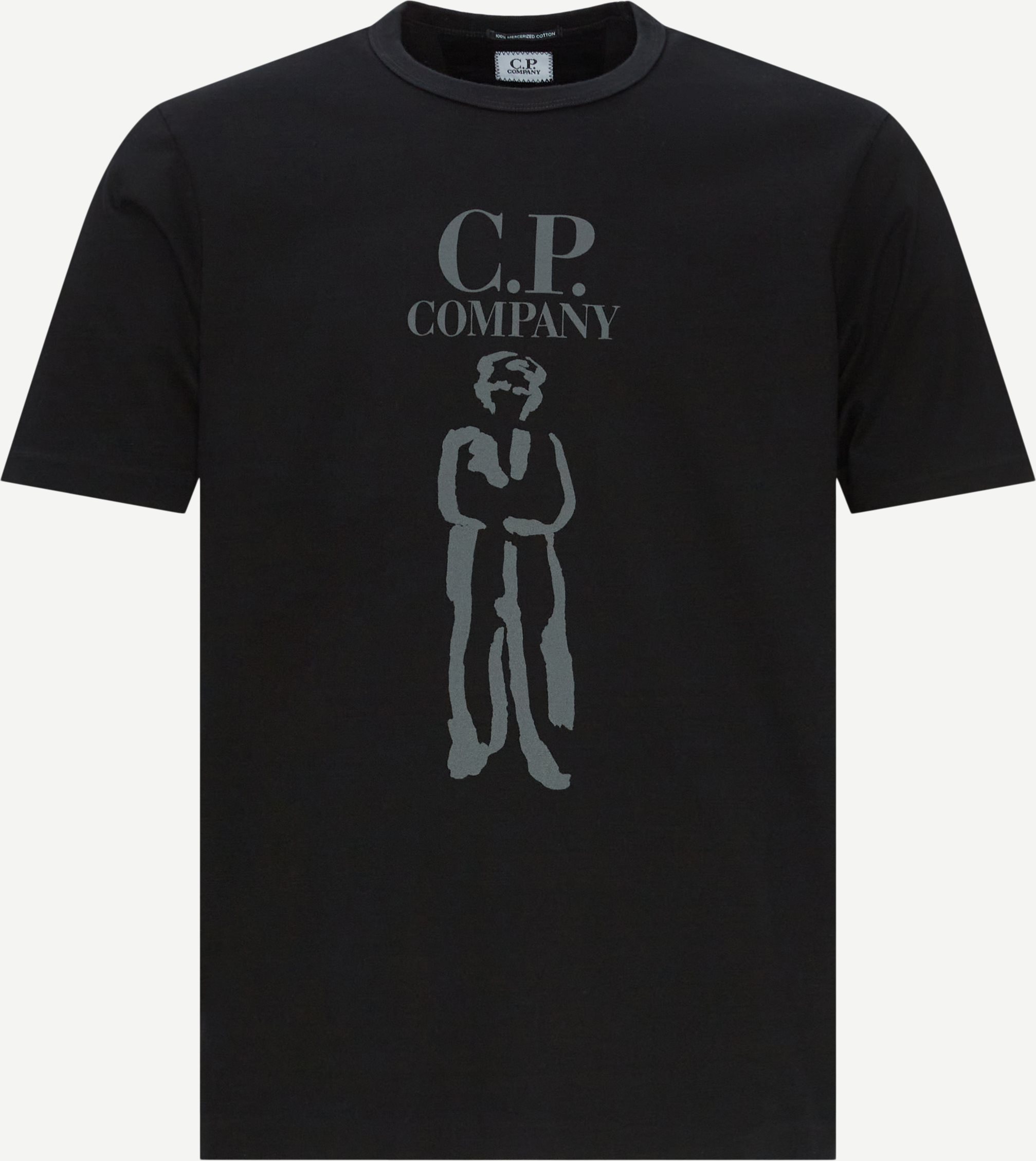 C.P. Company T-shirts TS145A 006203W Sort