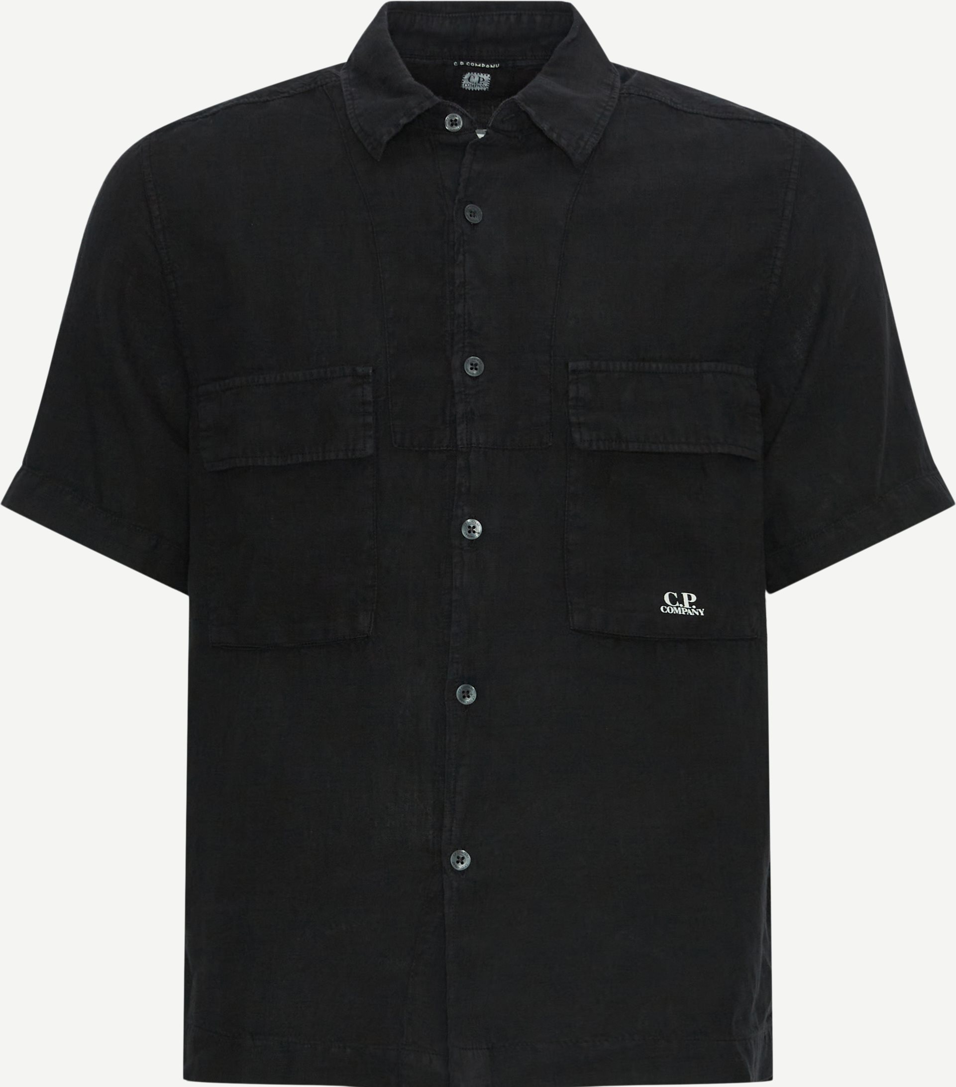 C.P. Company Linen shirts SH210A 005415G Black