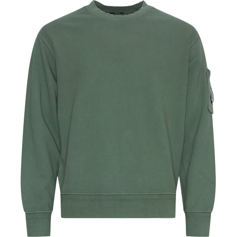 Billede af C.P. Company Diagonal Fleece Googles Sweatshirt Grøn hos Axel.dk