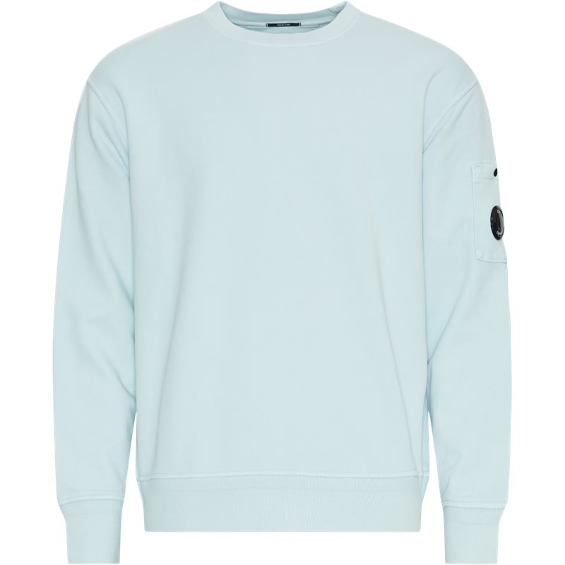 Se C.P. Company Diagonal Fleece Googles Sweatshirt Lysblå hos Axel.dk