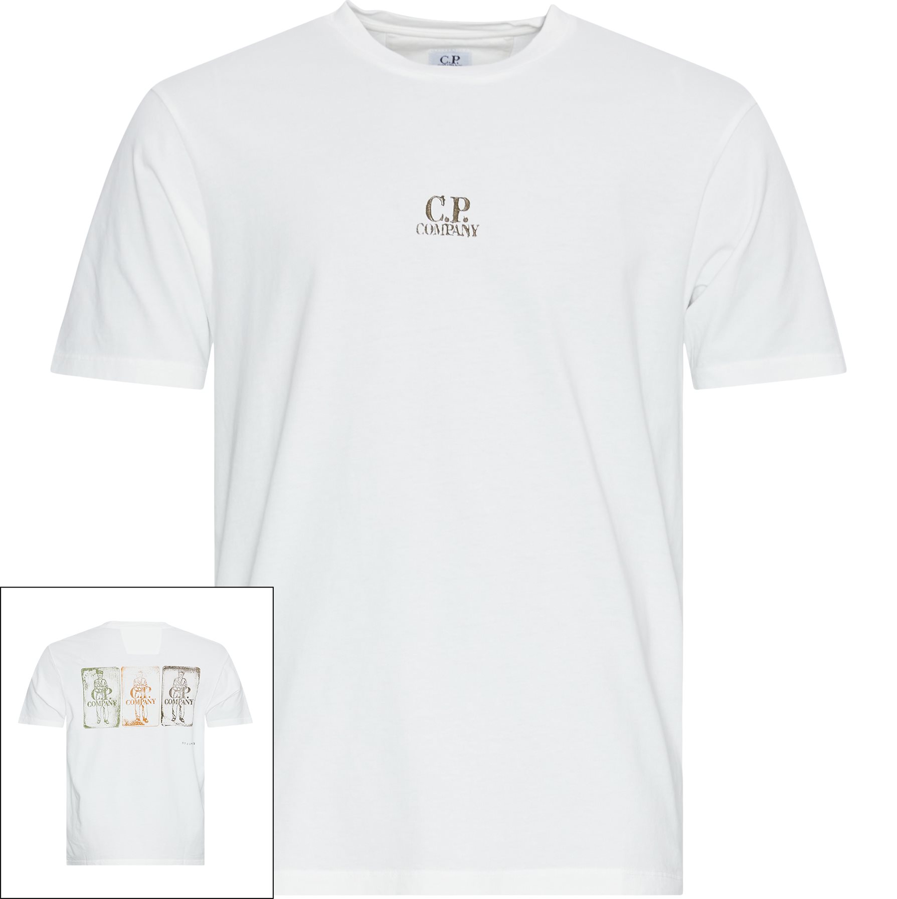 C.P. Company T-shirts TS288A 005431G Hvid