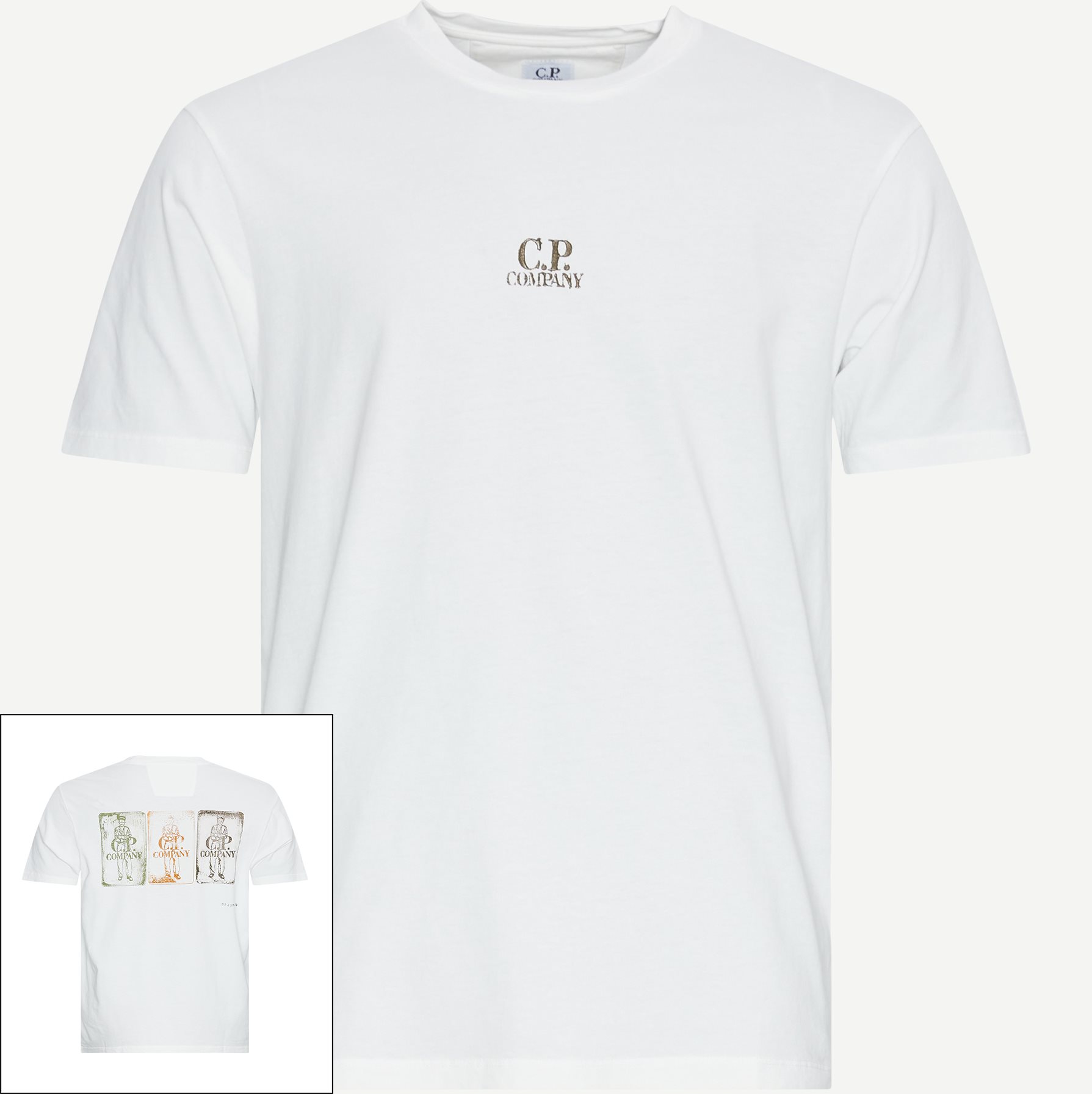 C.P. Company T-shirts TS288A 005431G Hvid