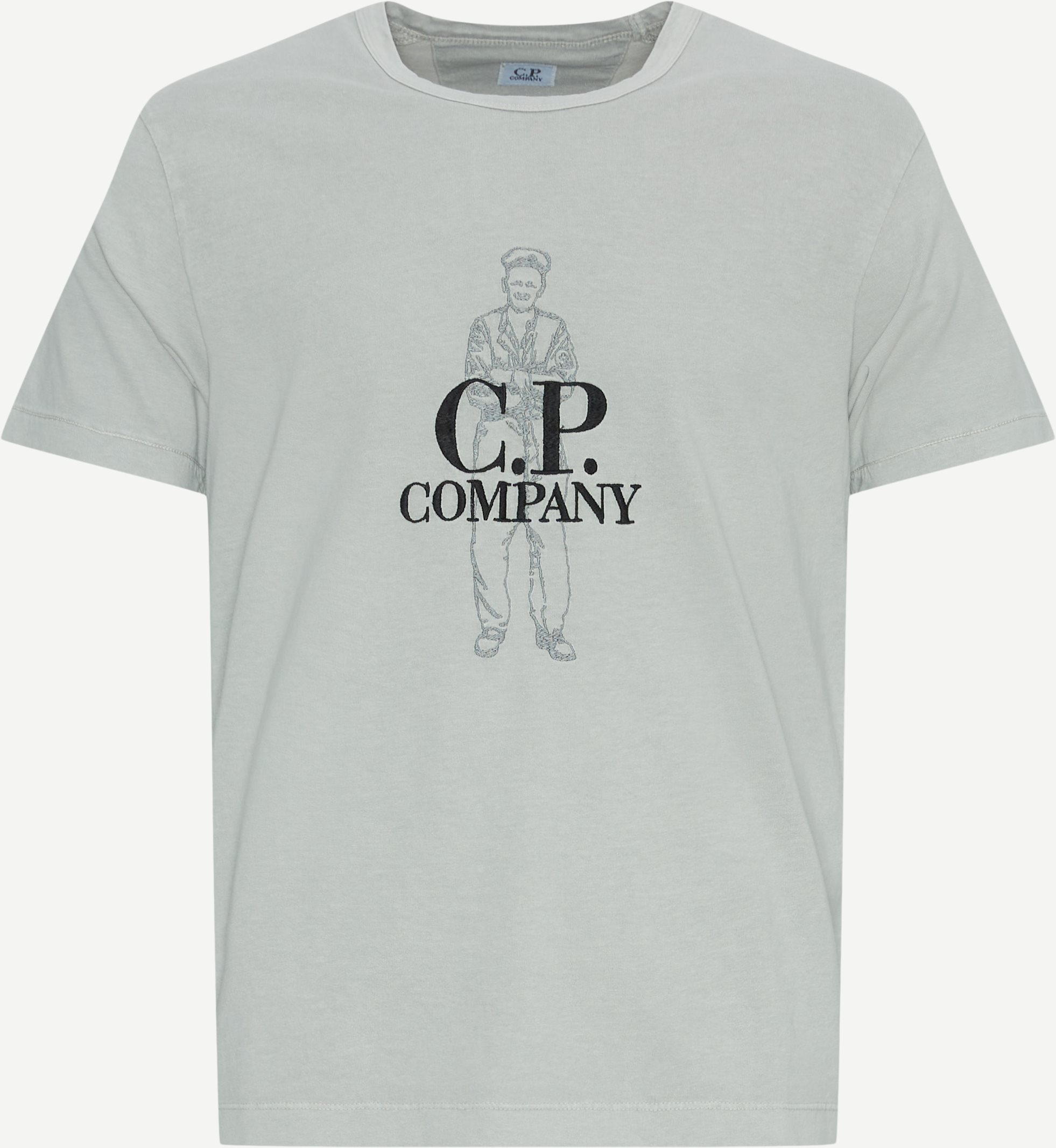 C.P. Company T-shirts TS302A 006057O Grå