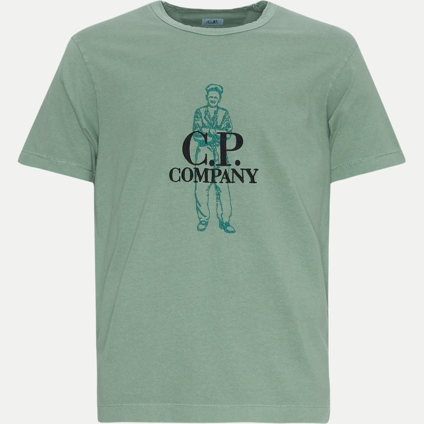 C.P. Company T-shirts TS302A 006057O GRØN
