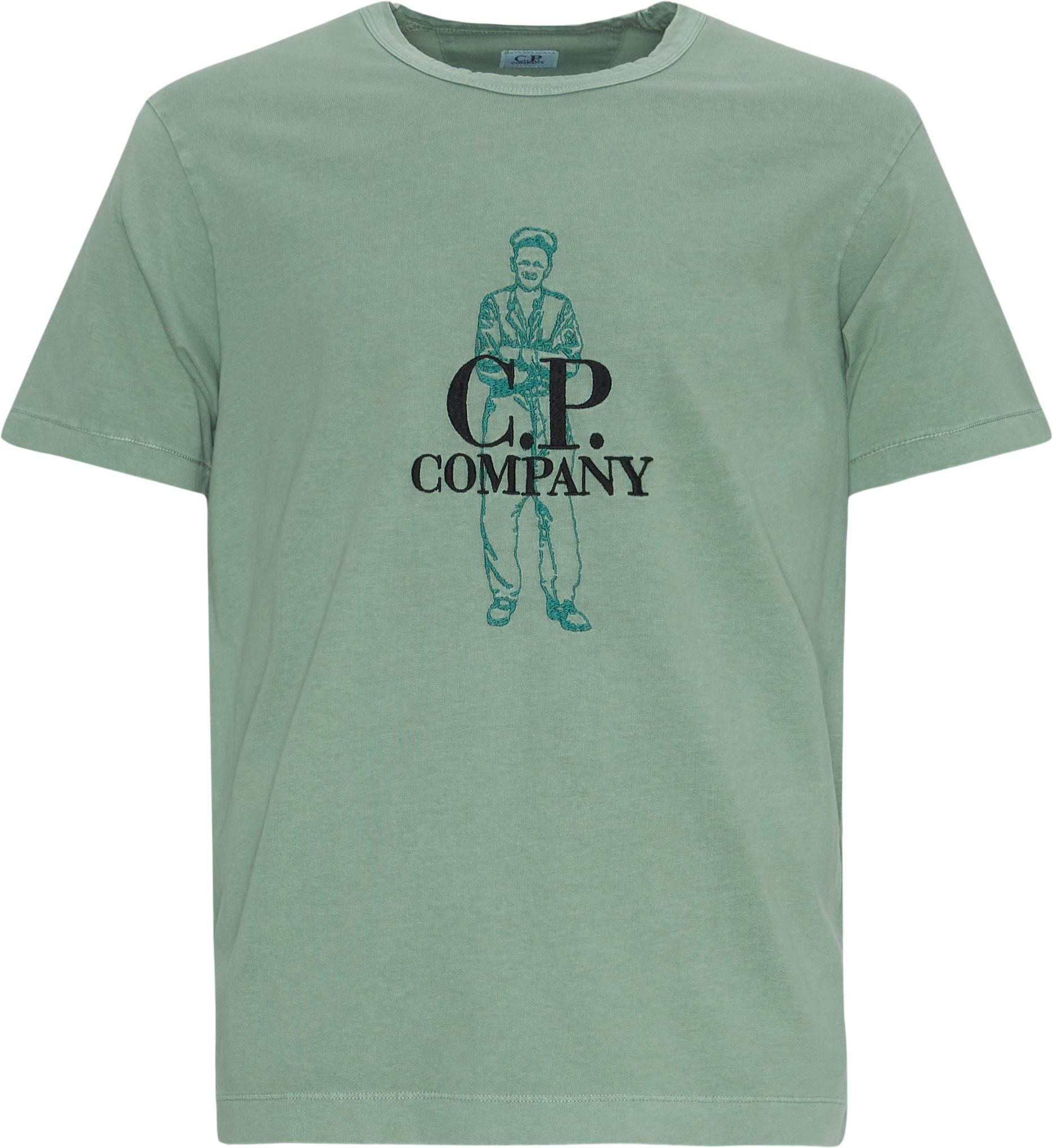 C.P. Company T-shirts TS302A 006057O Grøn