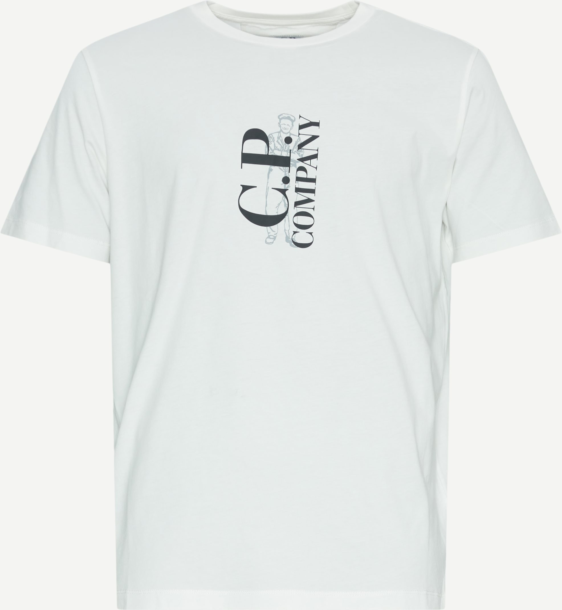 C.P. Company T-shirts TS139A 005100W Hvid