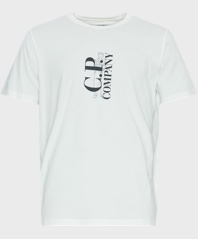 C.P. Company T-shirts TS139A 005100W Vit