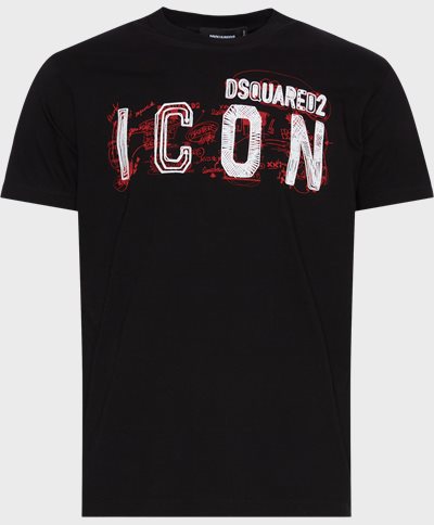 Dsquared2 T-shirts S79GC0084 S23009 Sort