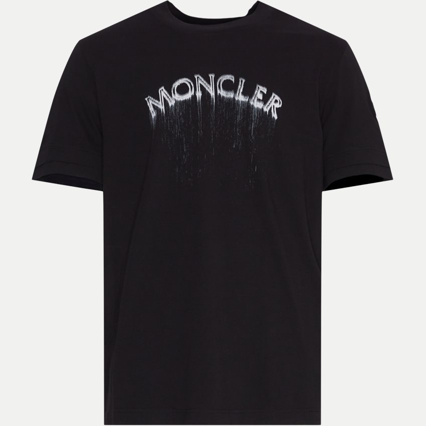 Moncler T-shirts 8C00002 89A17 SORT