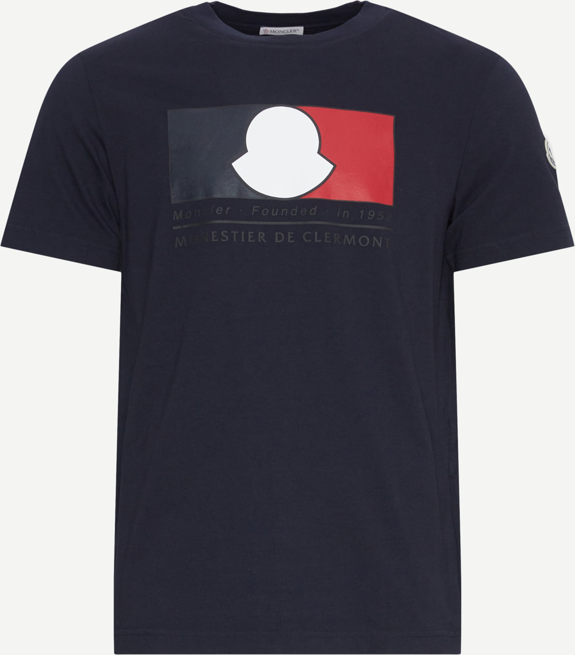 Moncler T-shirts 8C00019 8390T Blå