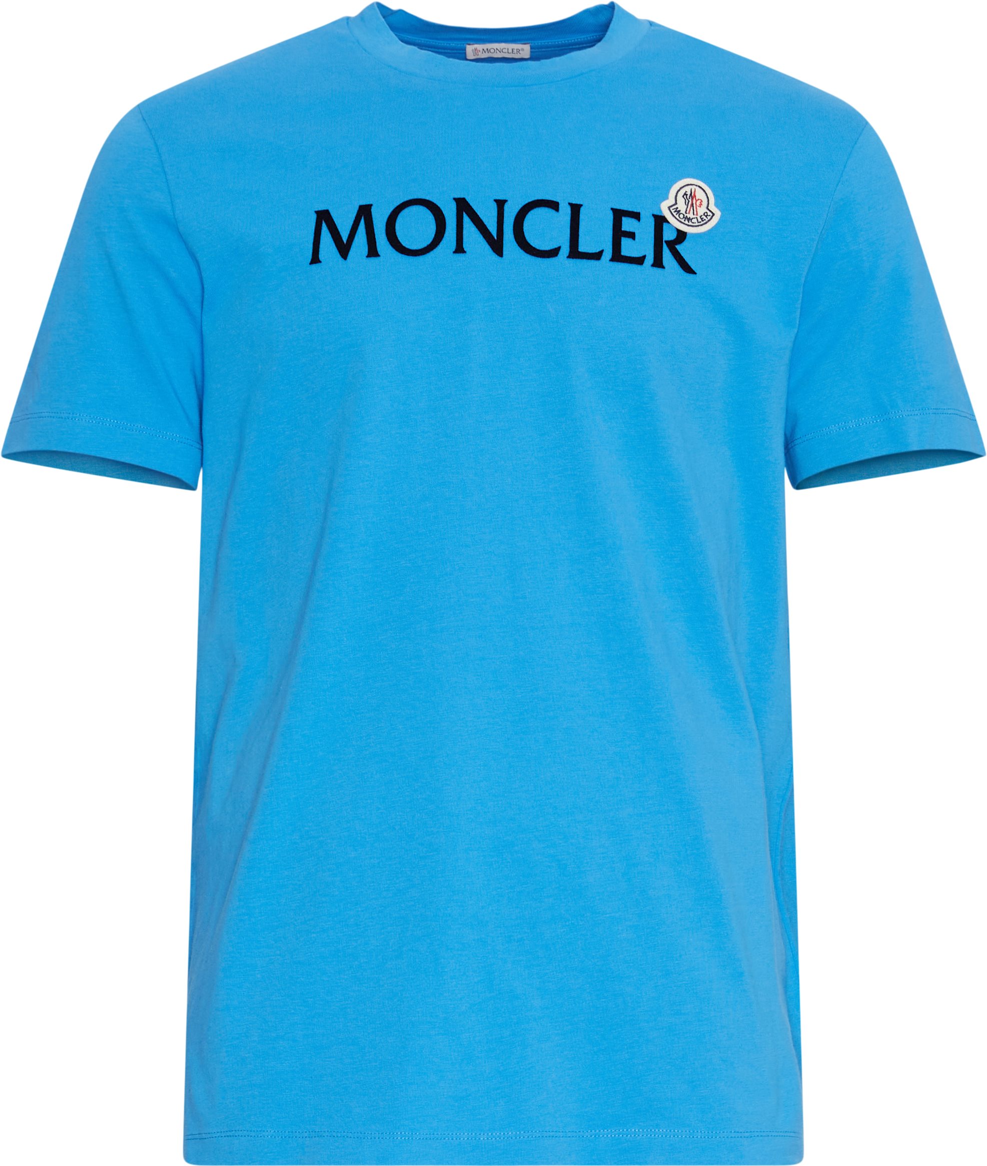 Moncler T-shirts 8C00057 8390T Blue