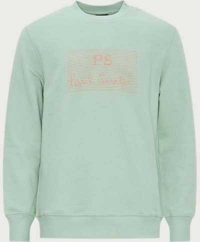 PS Paul Smith Sweatshirts 668UE-MP4372 MENS REG FIT SWEATSHIRT Green