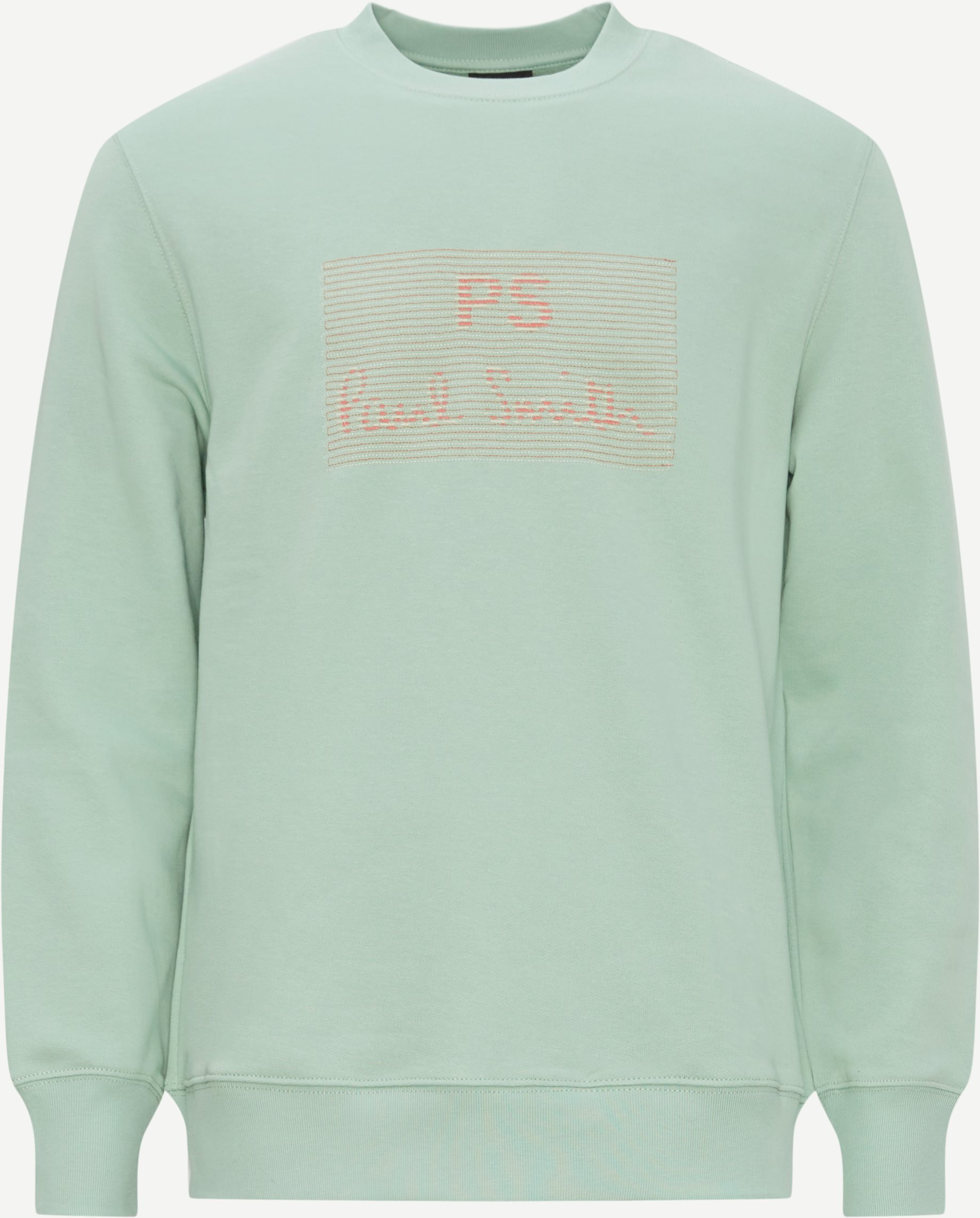 PS Paul Smith Sweatshirts 668UE-MP4372 MENS REG FIT SWEATSHIRT Grøn