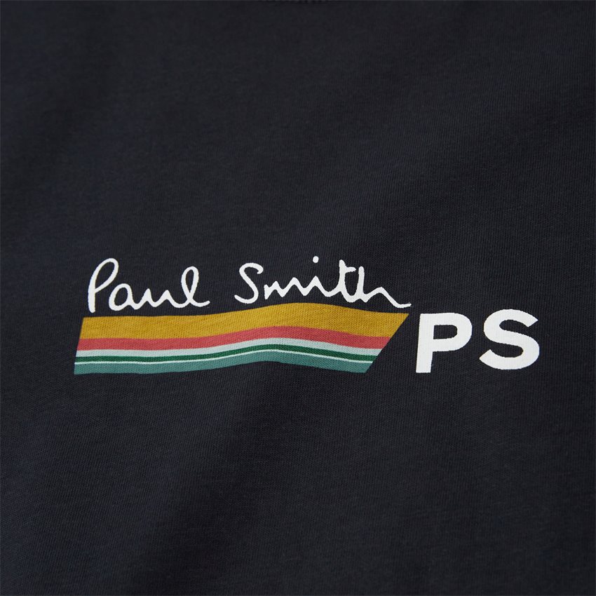 PS Paul Smith T-shirts 011R-MP4446 MENS REG FIT T SHIRT STRIPE PS PAULSMI NAVY