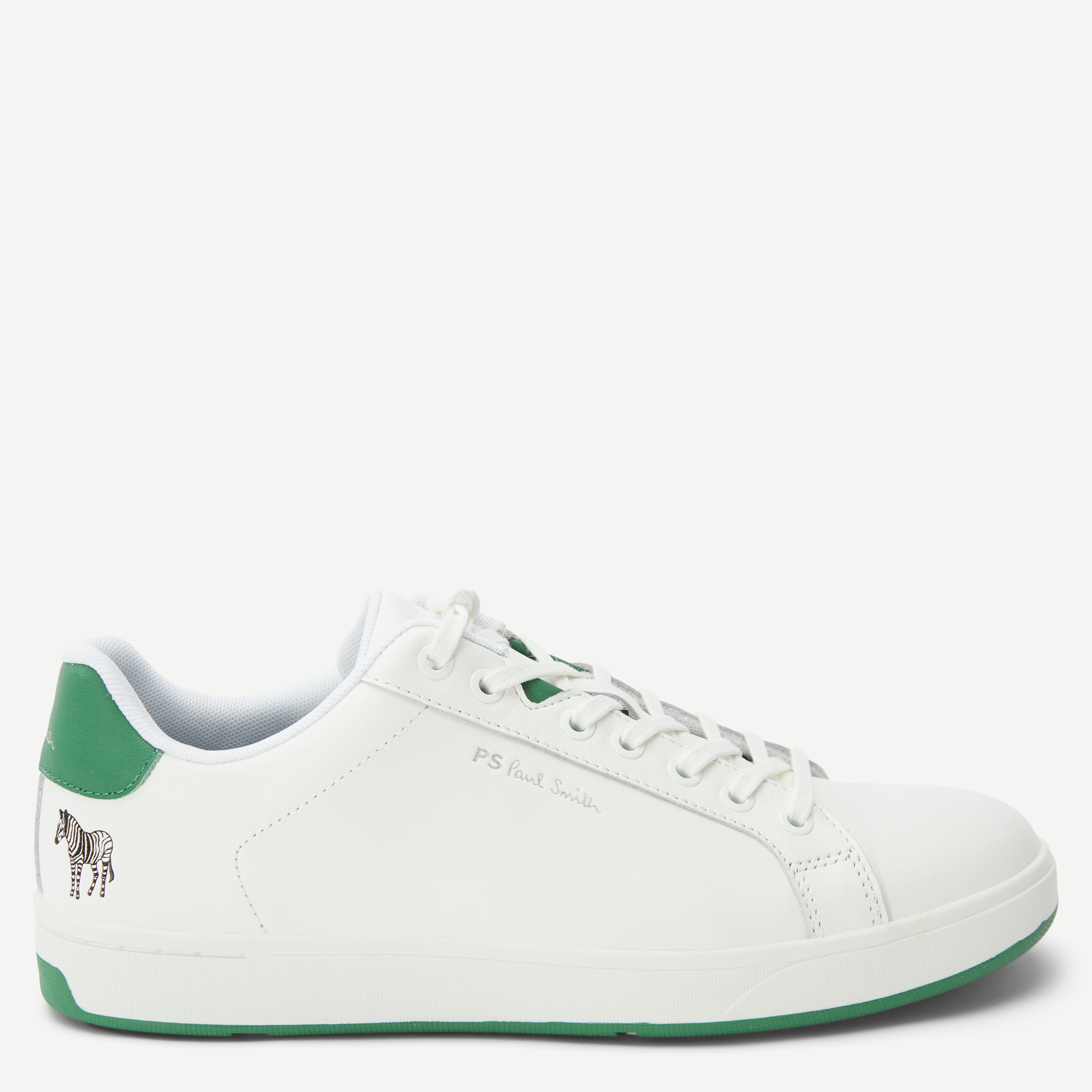 Paul Smith Shoes Sko ALY05-MCAS MENS SHOE ALBANY WHITE GREEN SPOILER Hvid