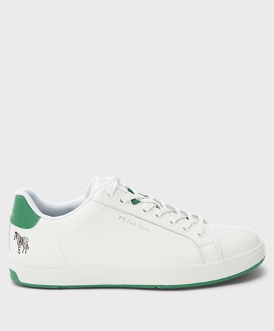 Paul Smith Shoes Skor ALY05-MCAS MENS SHOE ALBANY WHITE GREEN SPOILER Vit