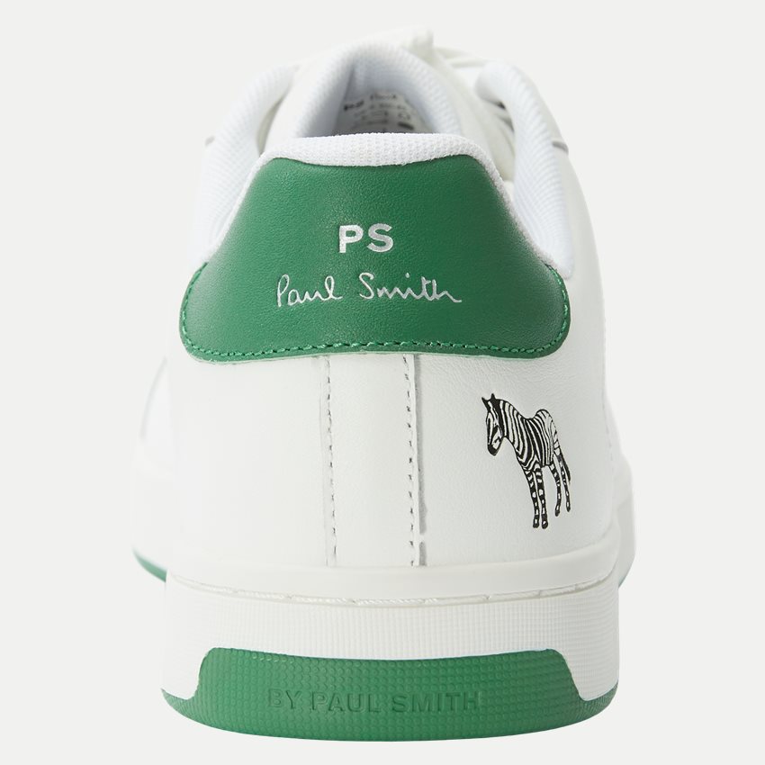 Paul Smith Shoes Sko ALY05-MCAS MENS SHOE ALBANY WHITE GREEN SPOILER HVID