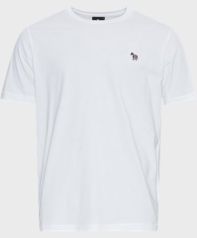 PS Paul Smith T-shirts 011R-KZEBRA MENS REG FIT SS TSHIRT ZEBRA 2401 Hvid