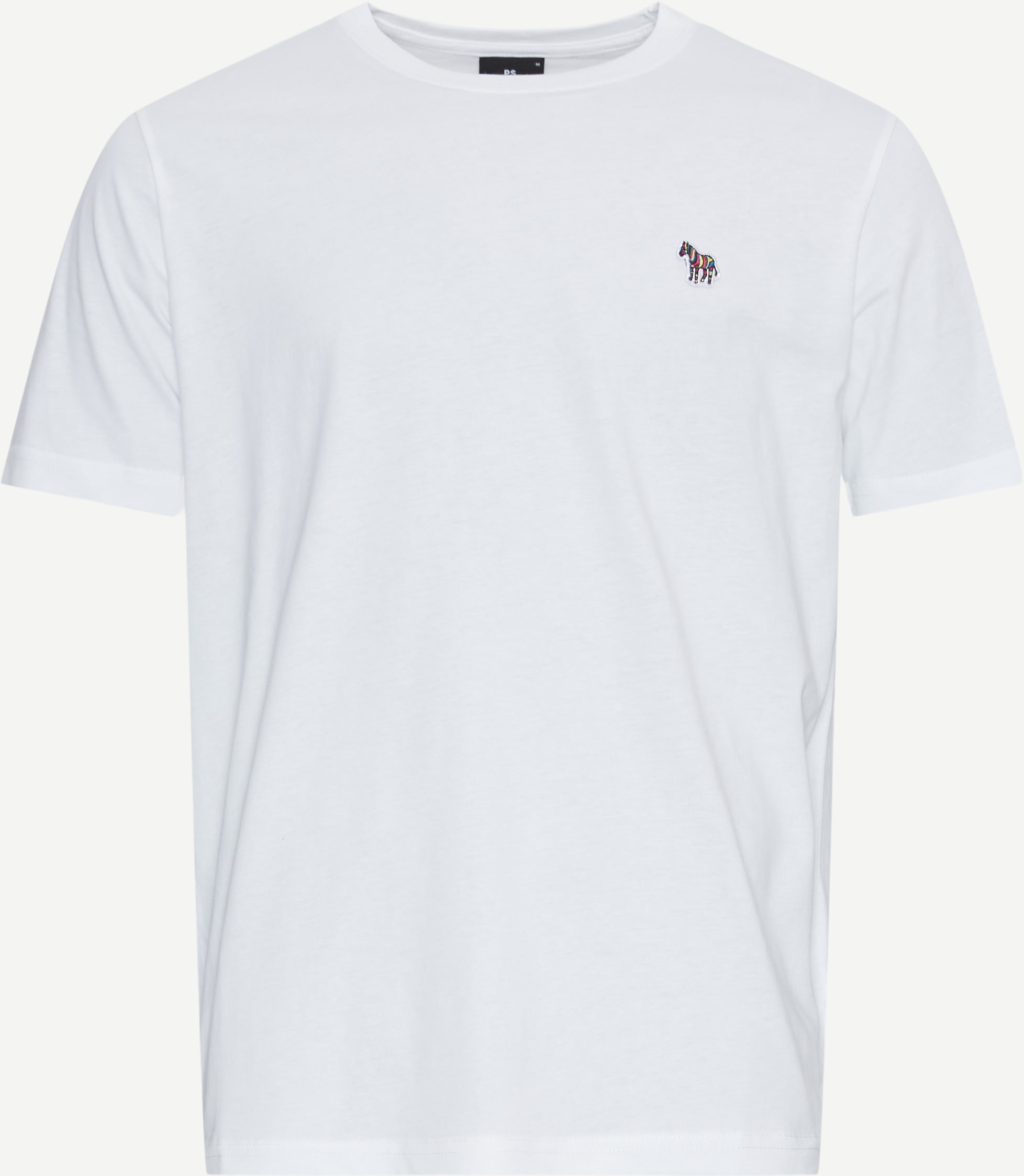 PS Paul Smith T-shirts 011R-KZEBRA MENS REG FIT SS TSHIRT ZEBRA 2401 White