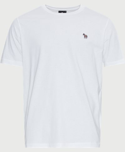 PS Paul Smith T-shirts 011R-KZEBRA MENS REG FIT SS TSHIRT ZEBRA White