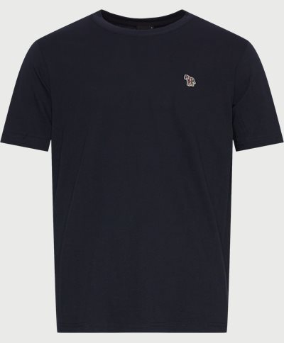 PS Paul Smith T-shirts 011R-KZEBRA MENS REG FIT SS TSHIRT ZEBRA 2401 Blå