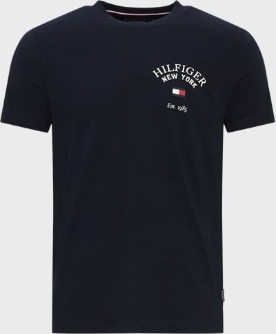 Tommy Hilfiger T-shirts 33689 ARCH VARSITY TEE Blå