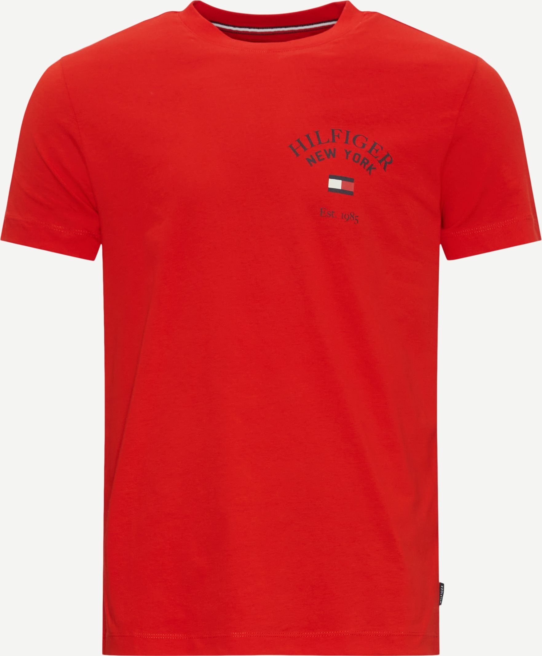 Tommy Hilfiger T-shirts 33689 ARCH VARSITY TEE Rød